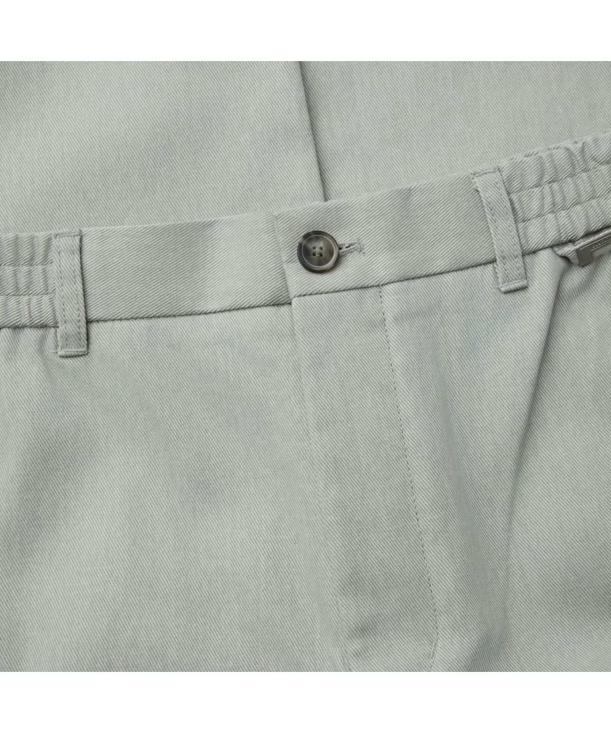 커스텀멜로우(CUSTOMELLOW) Grey Straight Fit Cotton Pants CWPAS26111GYL