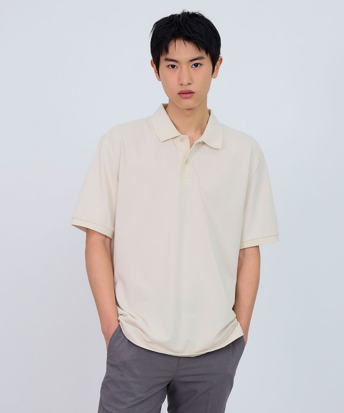 마인드브릿지(MINDBRIDGE) [쿨]피케 데일리 카라 티셔츠 - 5color