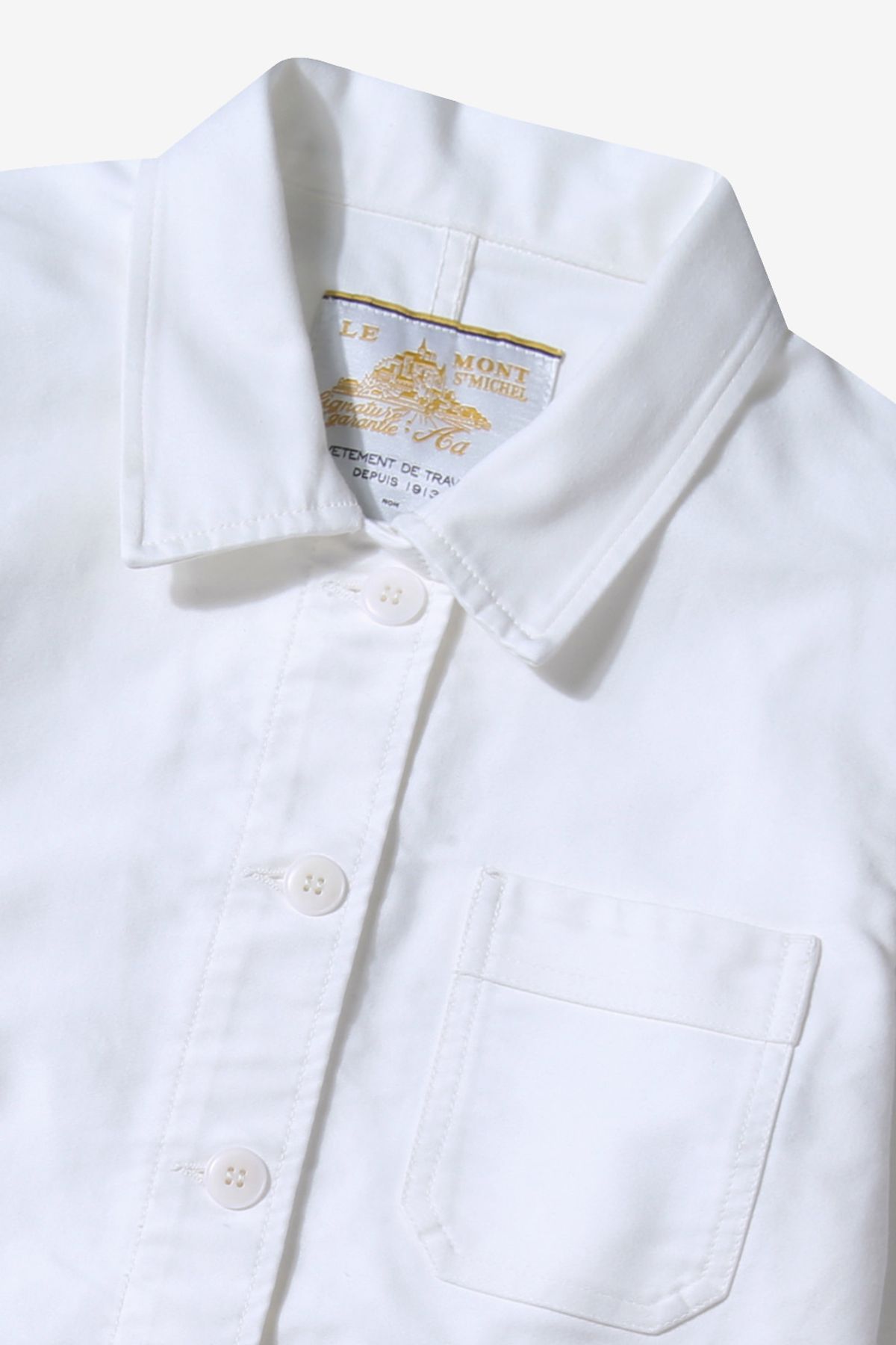 르몽생미셸(LE MONT ST MICHEL) (W)Genuine Lmsm Work Jacket_White