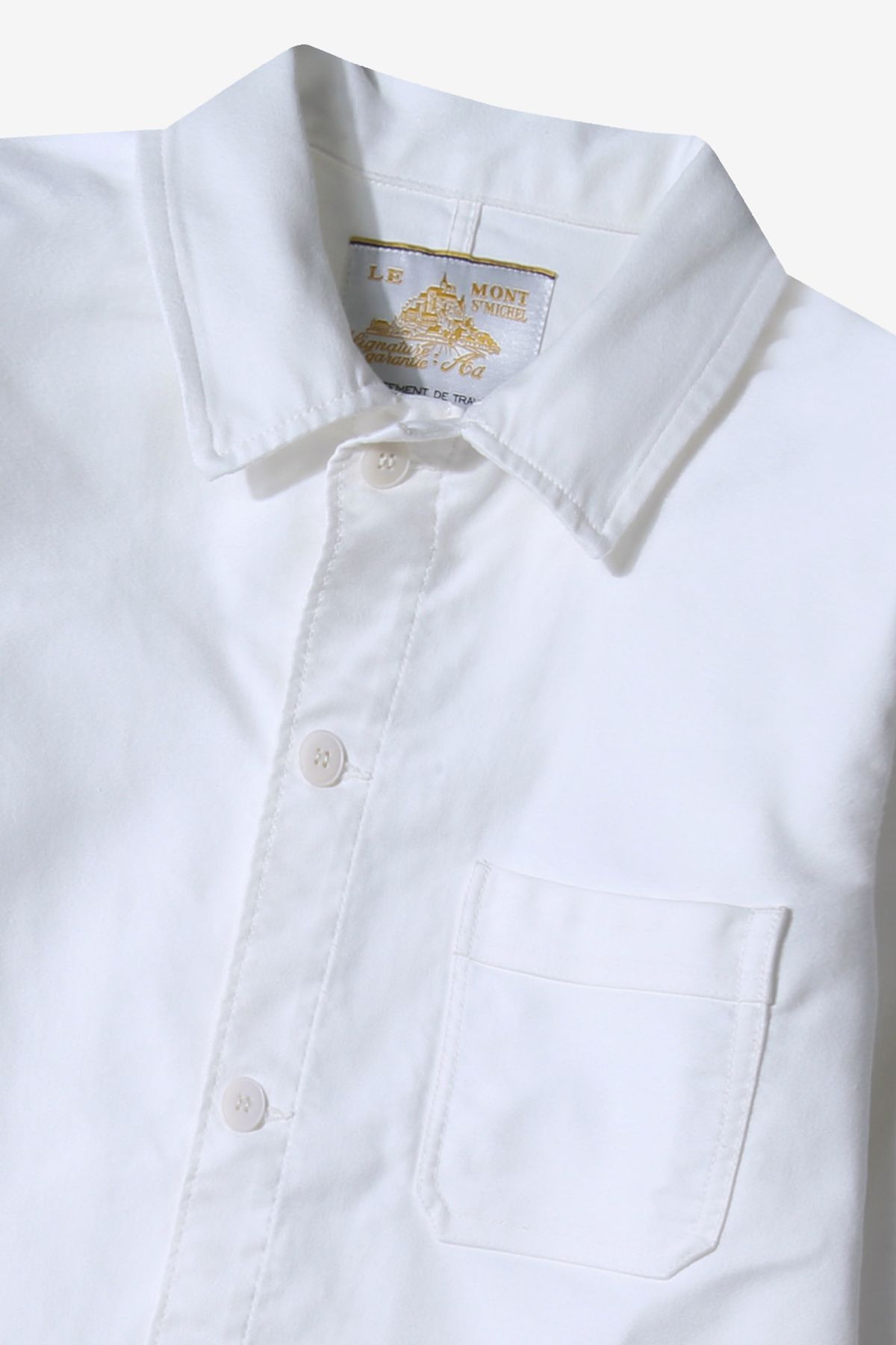 르몽생미셸(LE MONT ST MICHEL) (M)Genuine Lmsm Work Jacket_White