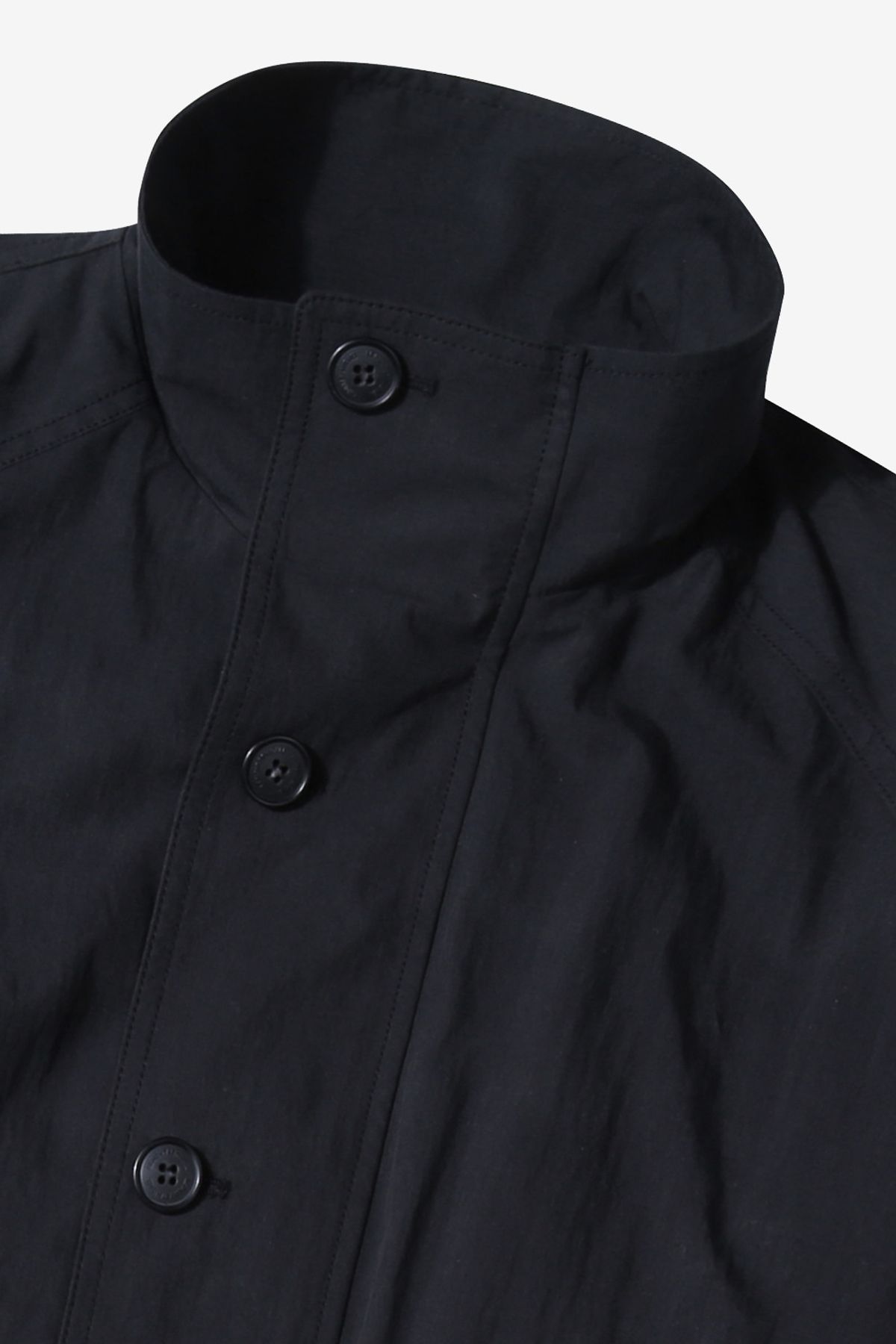 르몽생미셸(LE MONT ST MICHEL) Oversize Raglan High Neck Jumper_Black