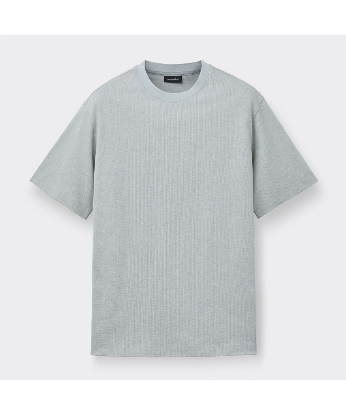 커스텀멜로우(CUSTOMELLOW) Grey Basic T-shirt CWTAM26411GYX