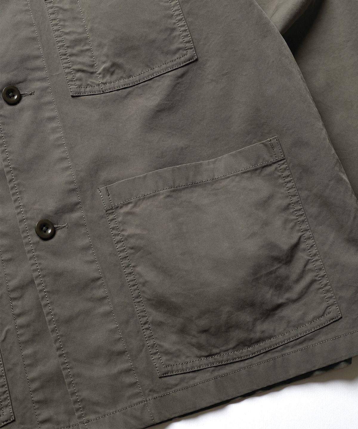 에스파이(ESFAI) REMAIN WORK JACKET (OLIVE GREY)