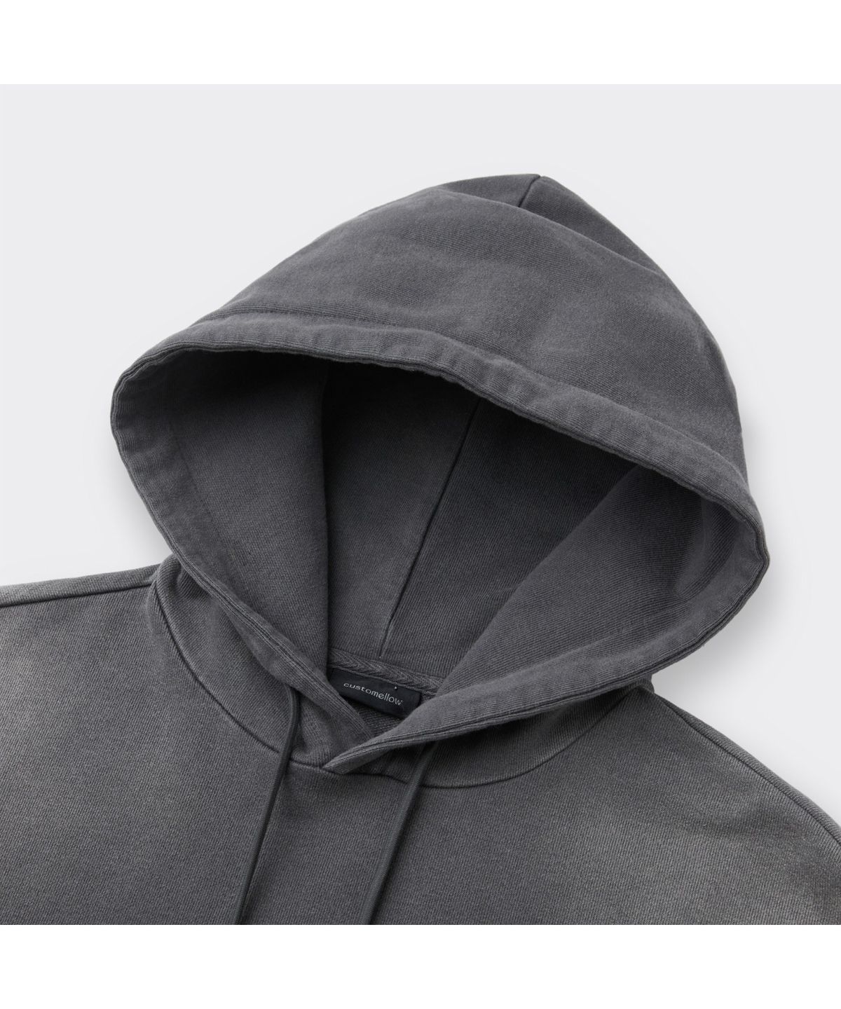 커스텀멜로우(CUSTOMELLOW) Grey Dyed Hoodie CWTAS26114GYX