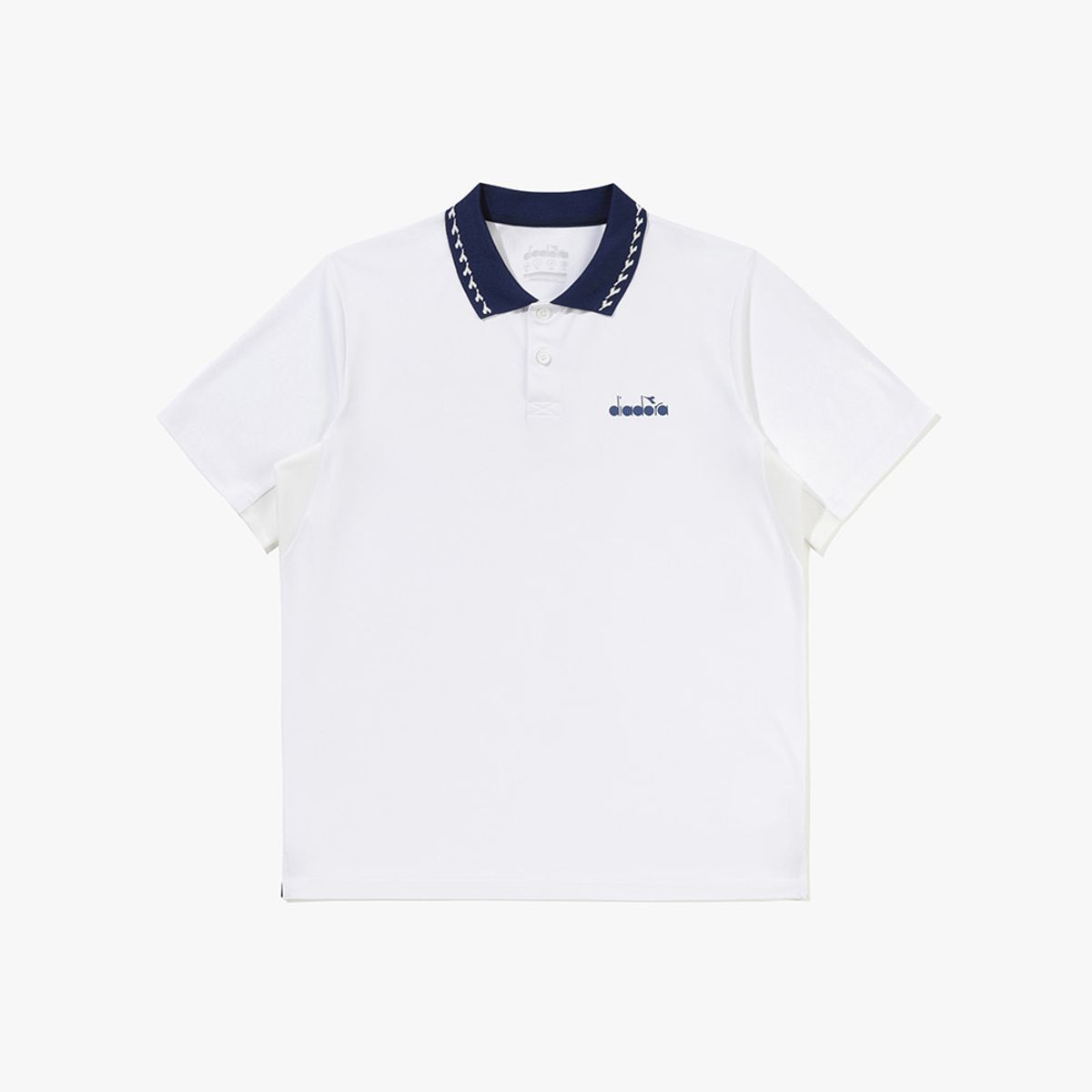 디아도라(diadora) 클래식 테니스 PK 카라 반팔 티셔츠 OFF WHITE