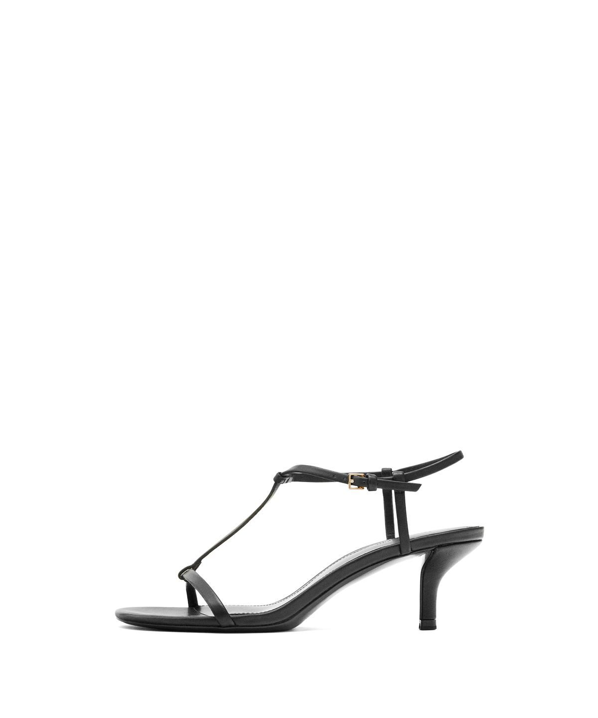 마시모두띠(MASSIMO DUTTI) 스트랩 미드힐 샌들