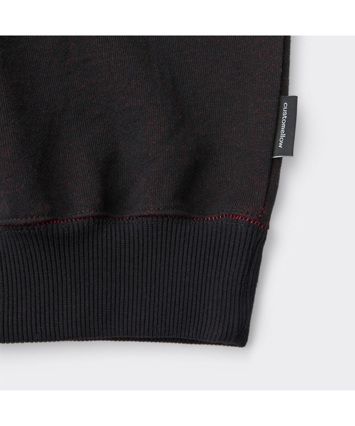 커스텀멜로우(CUSTOMELLOW) Black Two Tone Sweatshirt CWTAS26116BKX