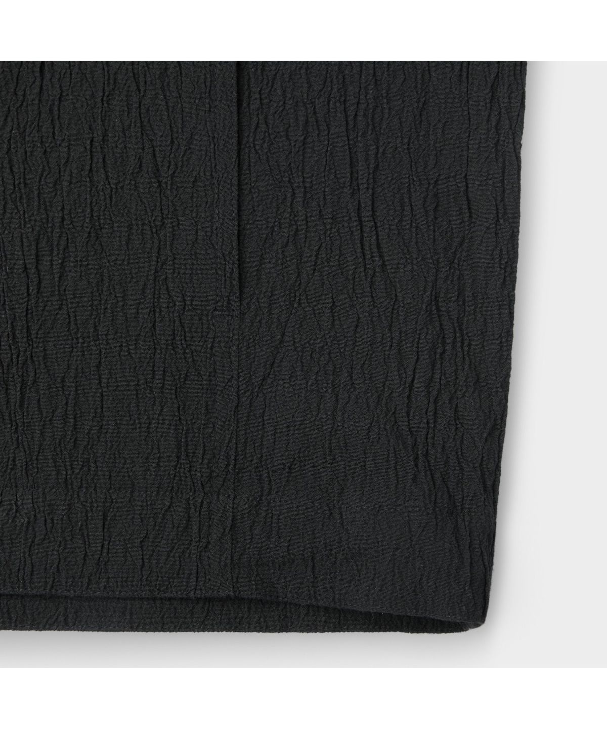 커스텀멜로우(CUSTOMELLOW) Black Creased Hood Blouson CWUAM26311BKX