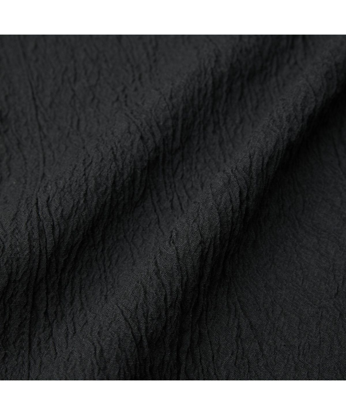 커스텀멜로우(CUSTOMELLOW) Black Creased Hood Blouson CWUAM26311BKX