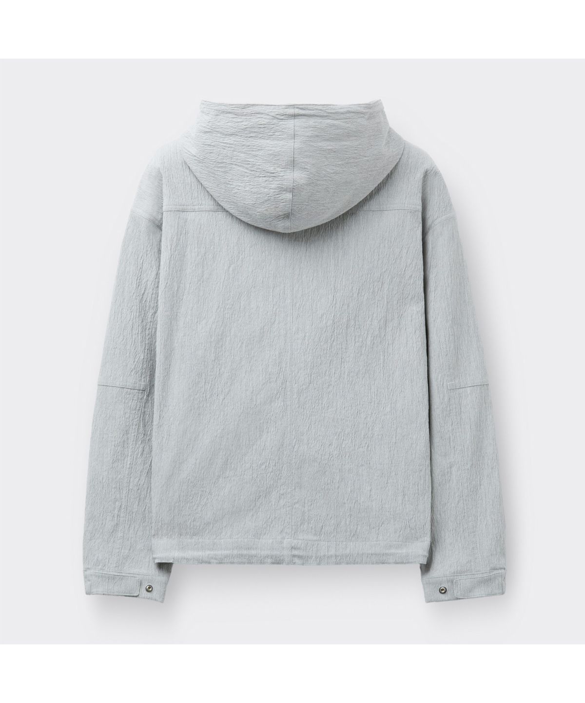 커스텀멜로우(CUSTOMELLOW) Black Creased Hood Blouson CWUAM26311GYL