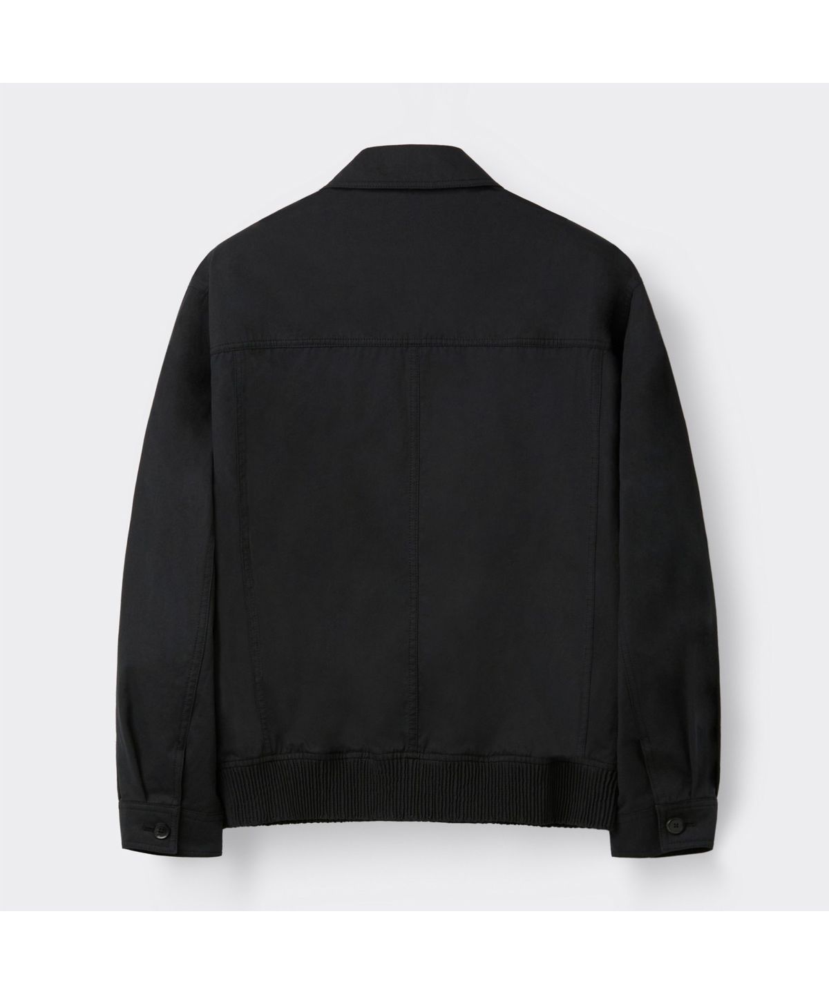 커스텀멜로우(CUSTOMELLOW) Black Cotton Collar Blouson CWUAM26312BKX