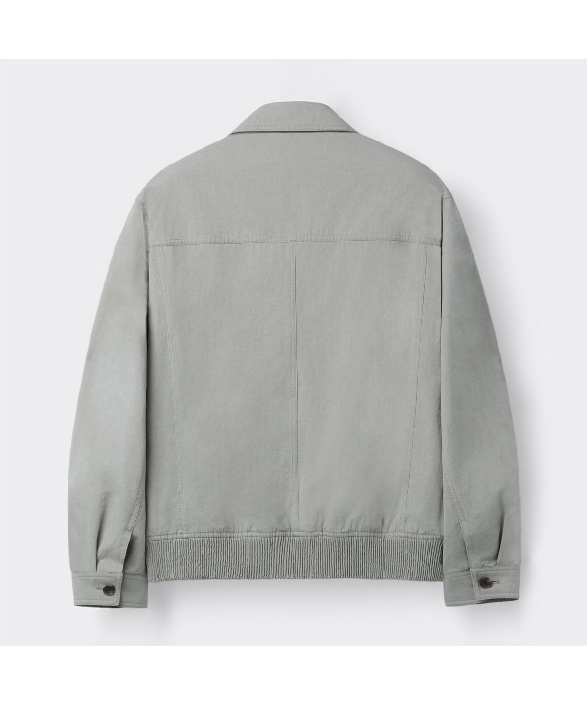 커스텀멜로우(CUSTOMELLOW) Grey Cotton Collar Blouson CWUAM26312GYL