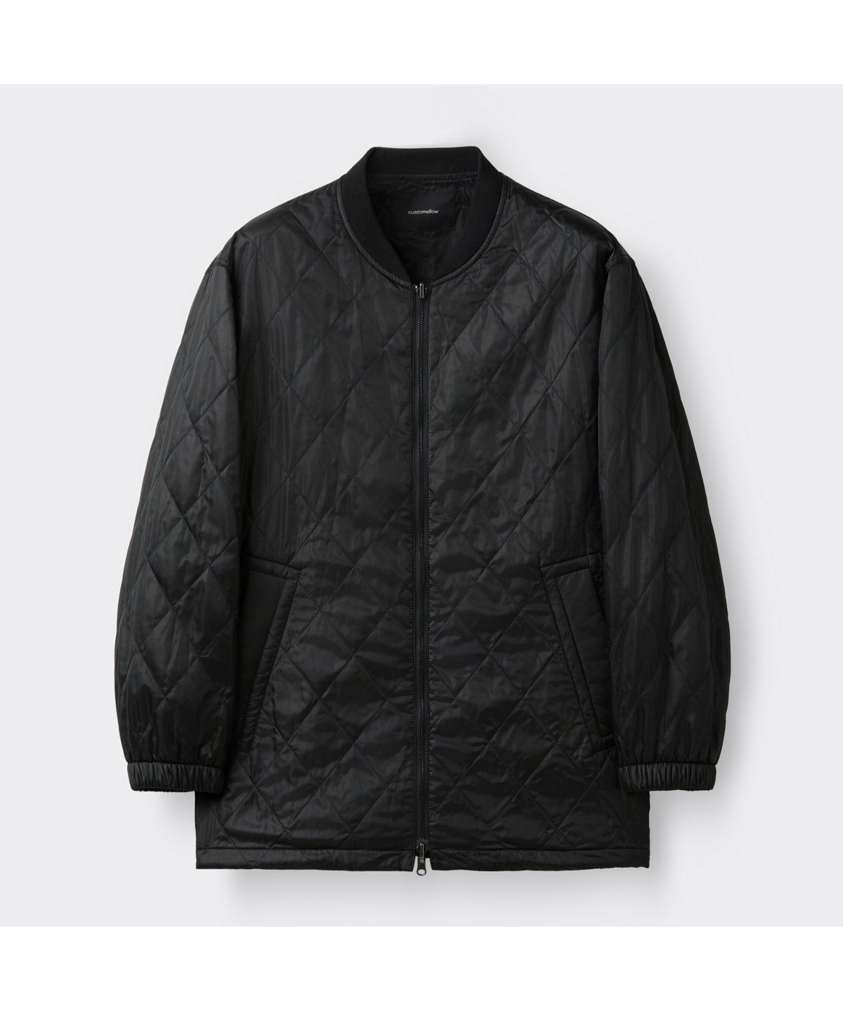 커스텀멜로우(CUSTOMELLOW) Black Detachable Fishtail Hood Coat CWUAS26111BKX