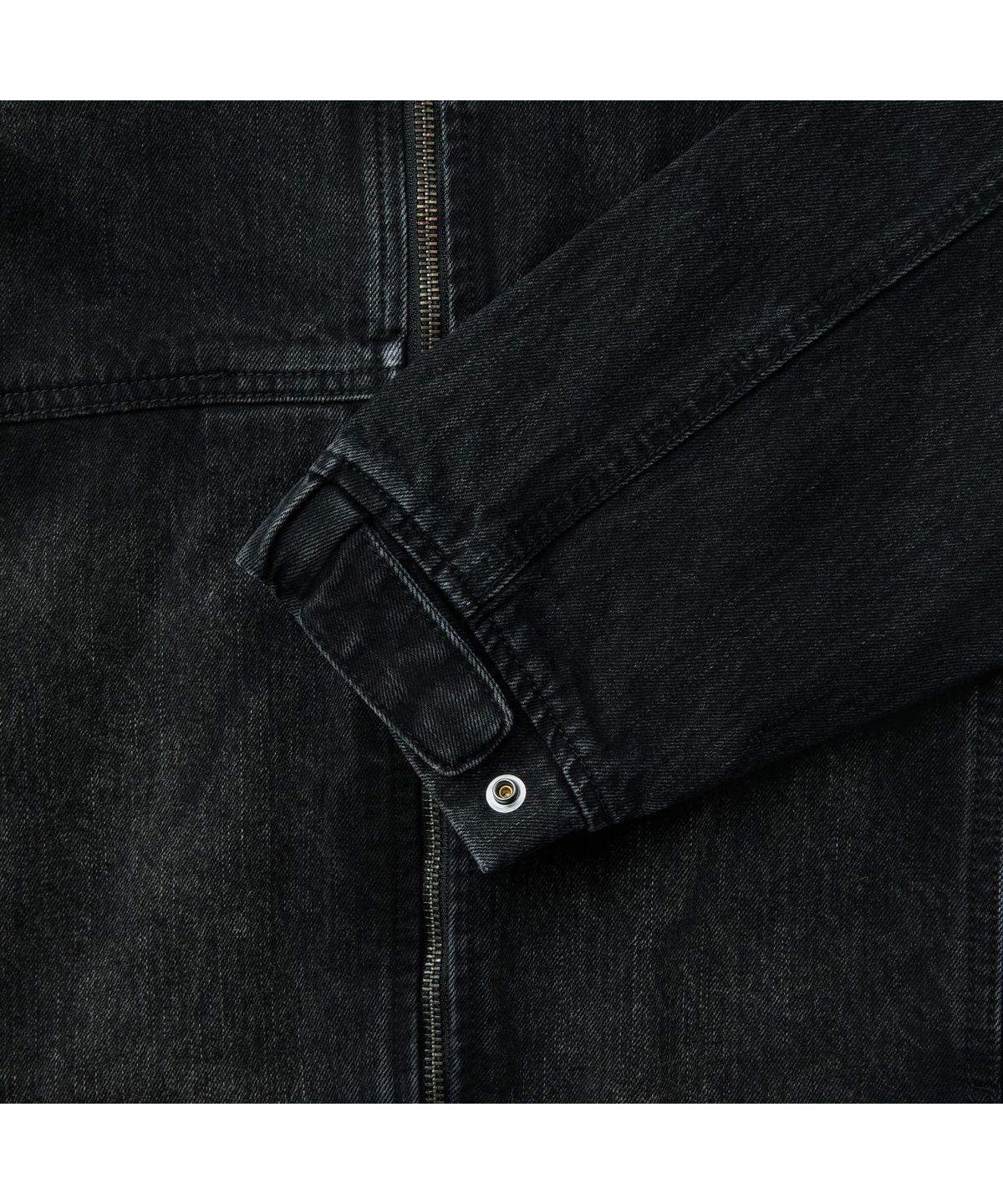 커스텀멜로우(CUSTOMELLOW) Black Denim Hood Jacket CWUAS26281BKX