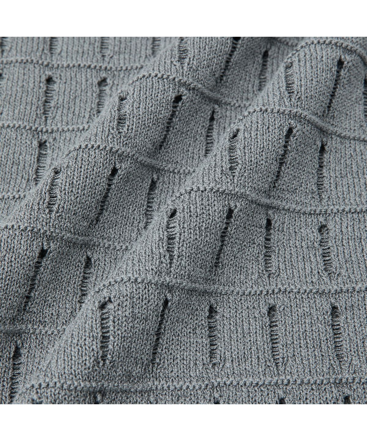 커스텀멜로우(CUSTOMELLOW) Grey Knit Vest CWWAM26401GYX