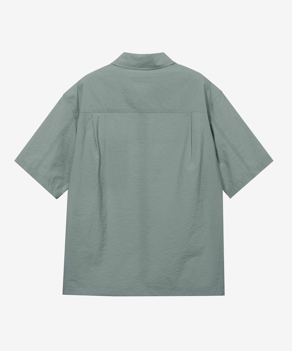 마인드브릿지(MINDBRIDGE) [COUTURE]나일론 오버핏 포켓 반팔 셔츠 - 2color