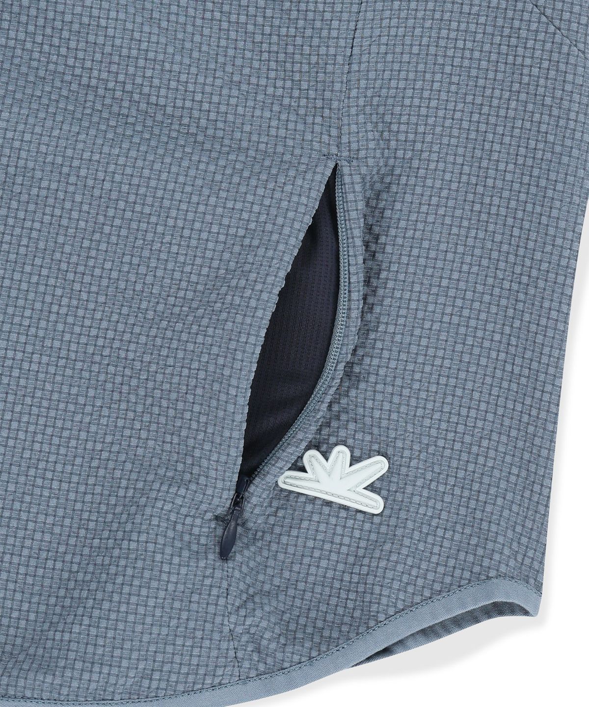 썬러브투어(SUNLOVETOUR) W Soar Half Zip Hooded Top Blue