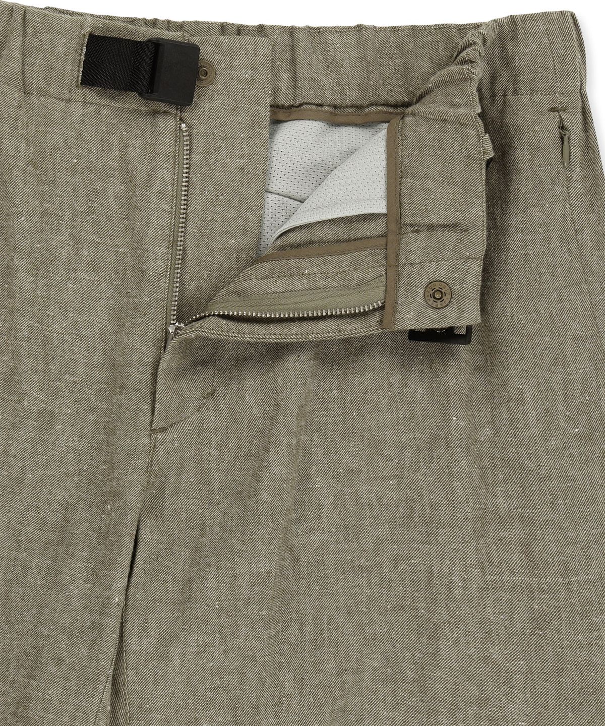 썬러브투어(SUNLOVETOUR) Linen Quick Trouser Olive