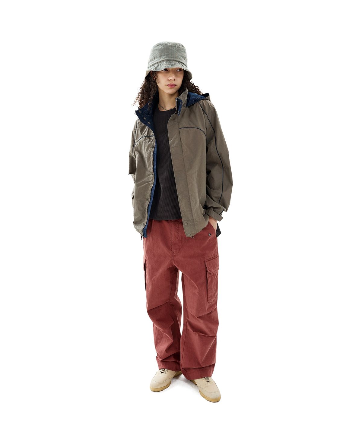 썬러브투어(SUNLOVETOUR) Vector Cargo Pants Red