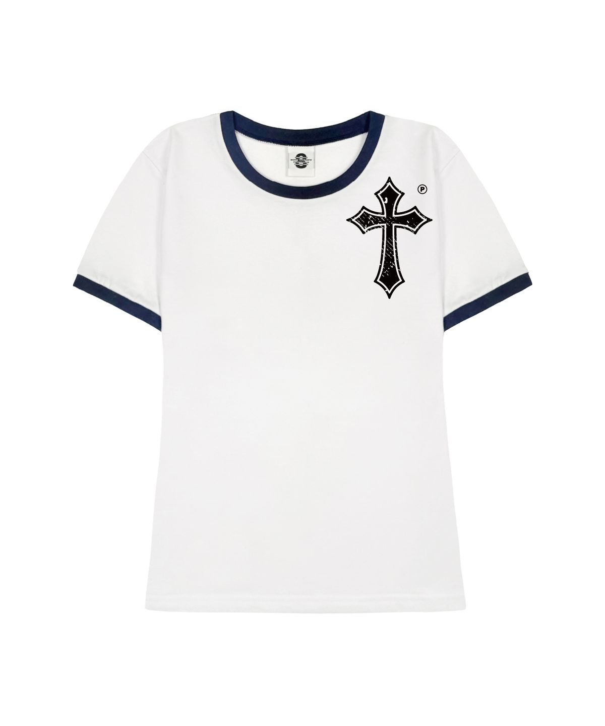 프라임에이트(PRIMATE) CROSS 여성 슬림핏 링거 반팔티셔츠 3 COLORS