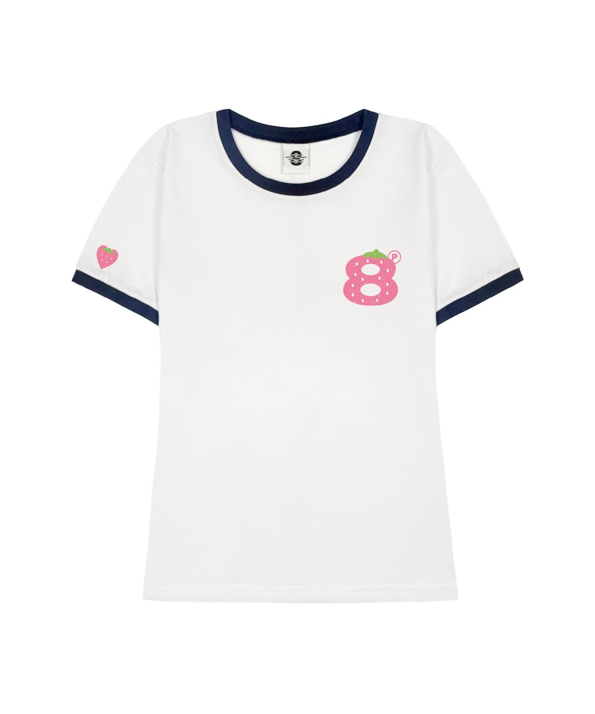 프라임에이트(PRIMATE) STRAWBELL 여성 슬림핏 링거 반팔티셔츠 3 COLORS