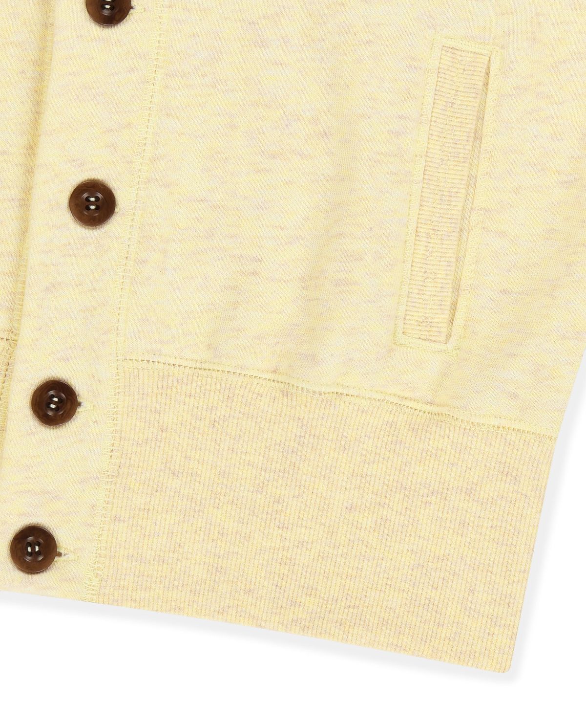썬러브투어(SUNLOVETOUR) W 1872 Button Up Hoodie Heather Yellow