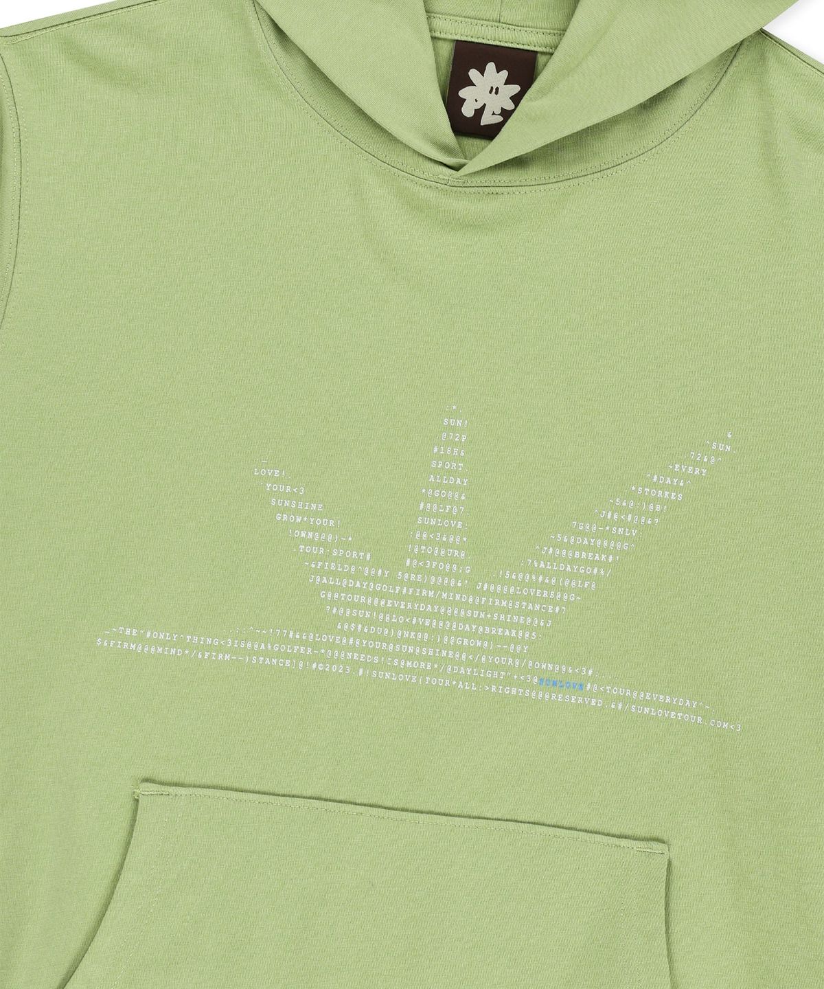 썬러브투어(SUNLOVETOUR) ASCII Daybreak LS Hooded Tee Light Olive