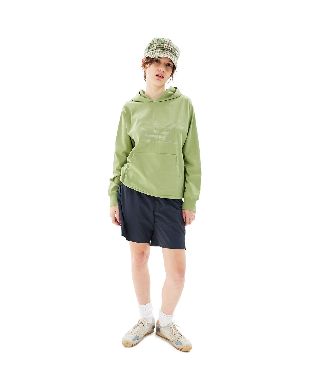 썬러브투어(SUNLOVETOUR) ASCII Daybreak LS Hooded Tee Light Olive