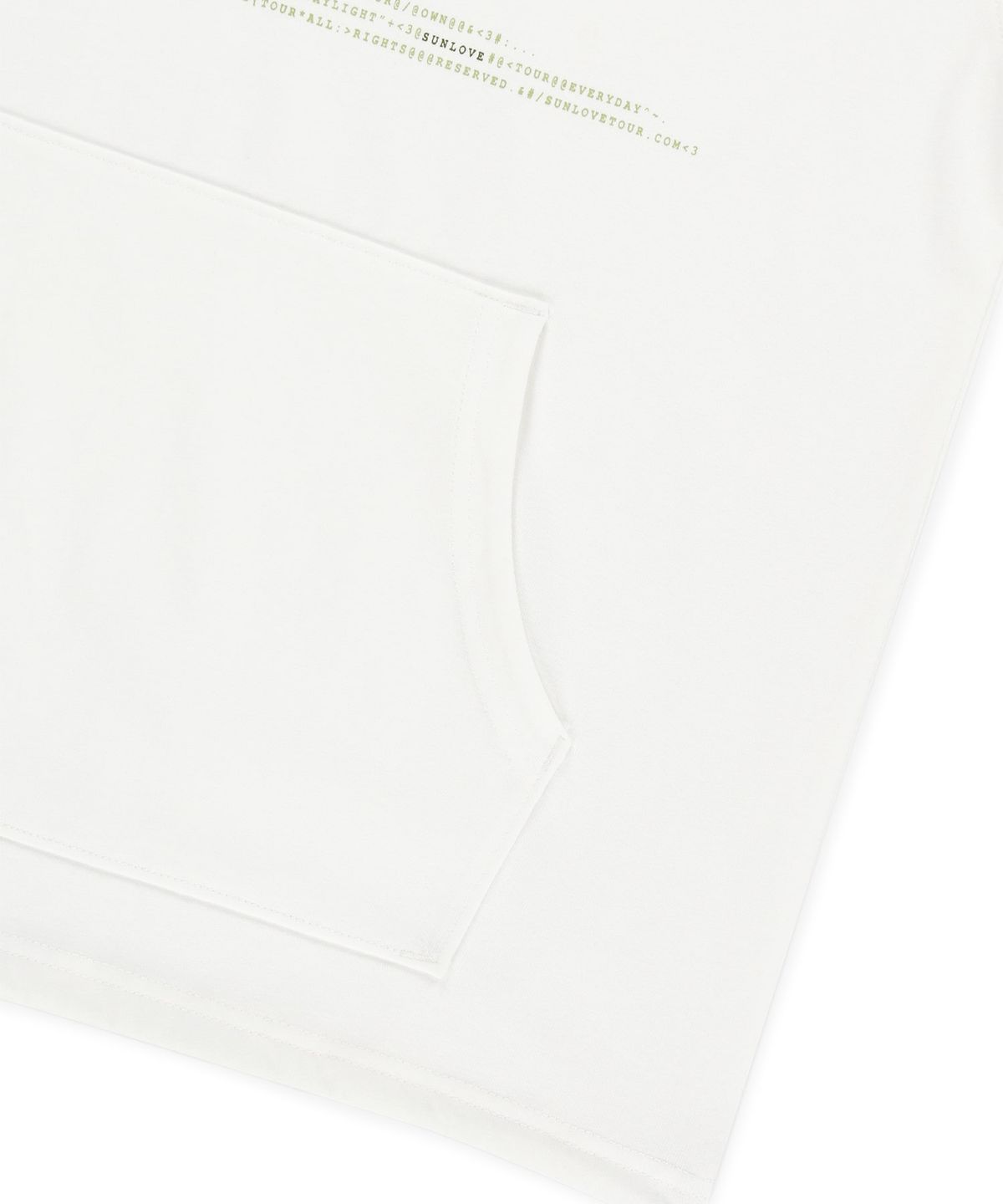 썬러브투어(SUNLOVETOUR) ASCII Daybreak LS Hooded Tee White