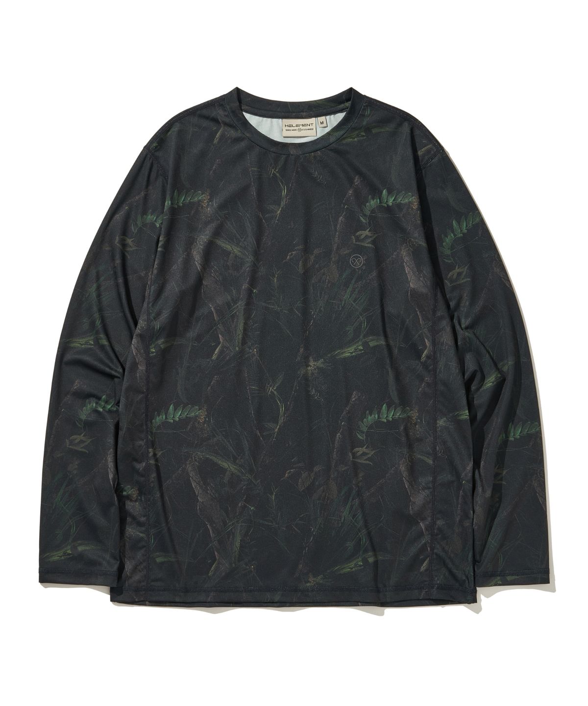 힐리먼트(HELEMENT) 엣지 포켓 긴팔 티셔츠 (LEAF CAMO)