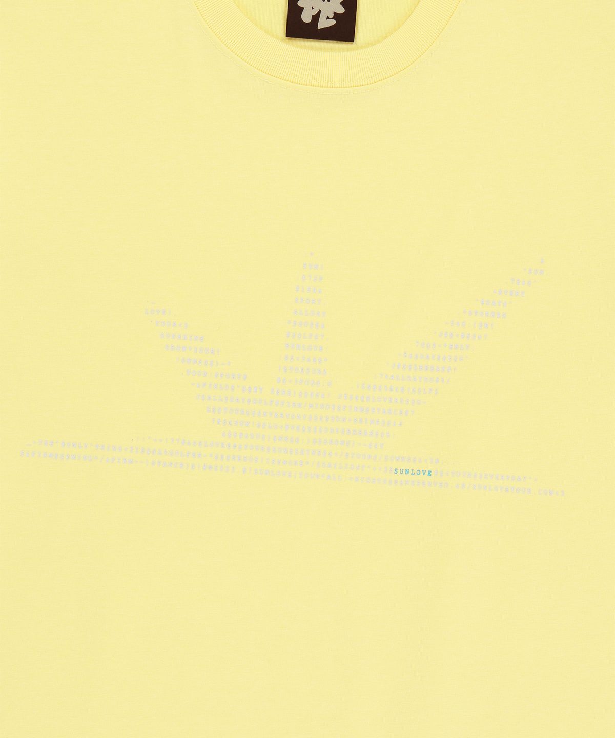 썬러브투어(SUNLOVETOUR) ASCII Daybreak Tee Yellow