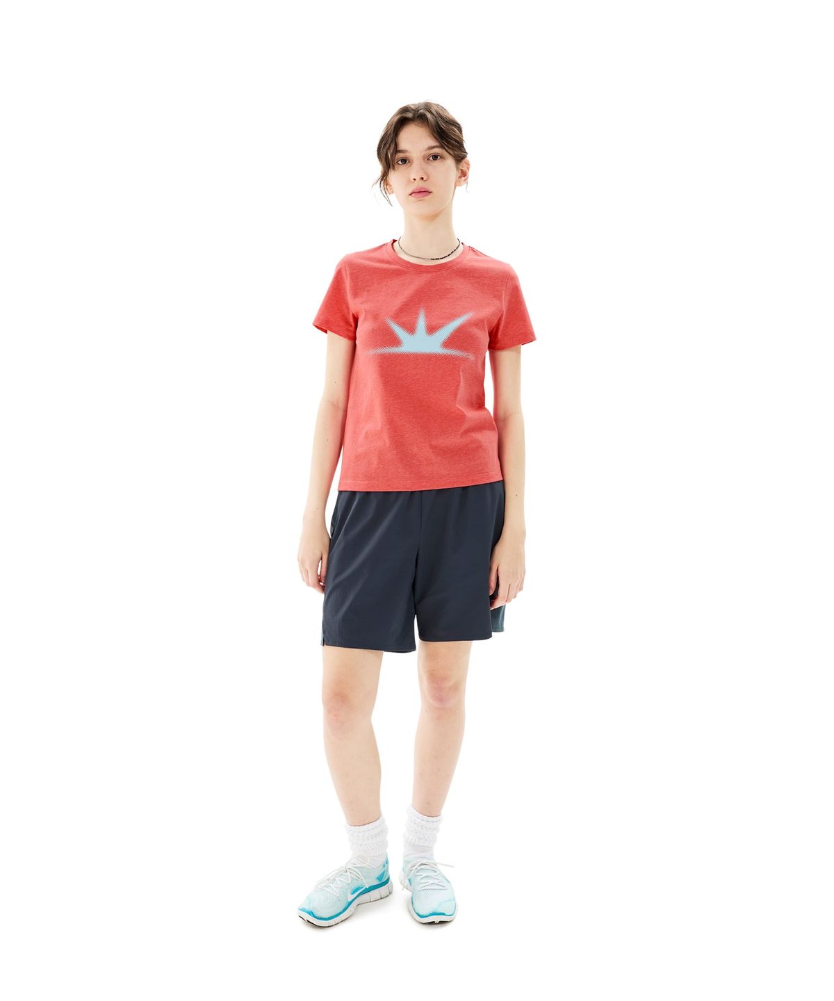 썬러브투어(SUNLOVETOUR) W Daybreak Tee Heather Red