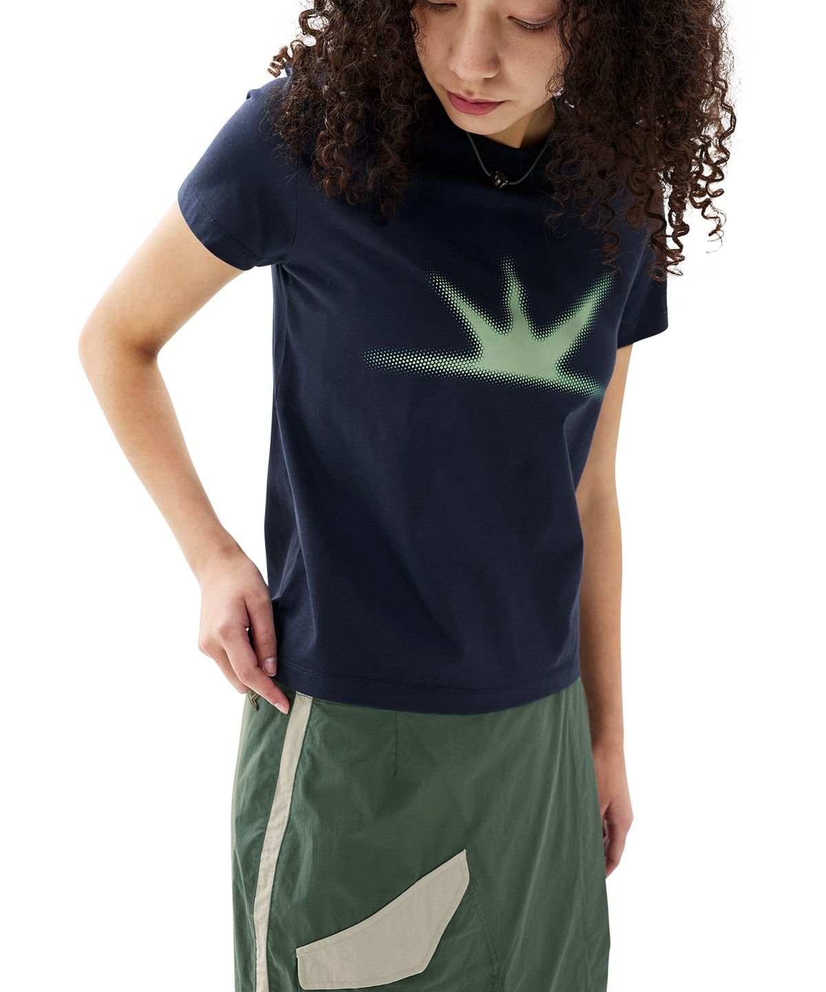 썬러브투어(SUNLOVETOUR) W Daybreak Tee Navy