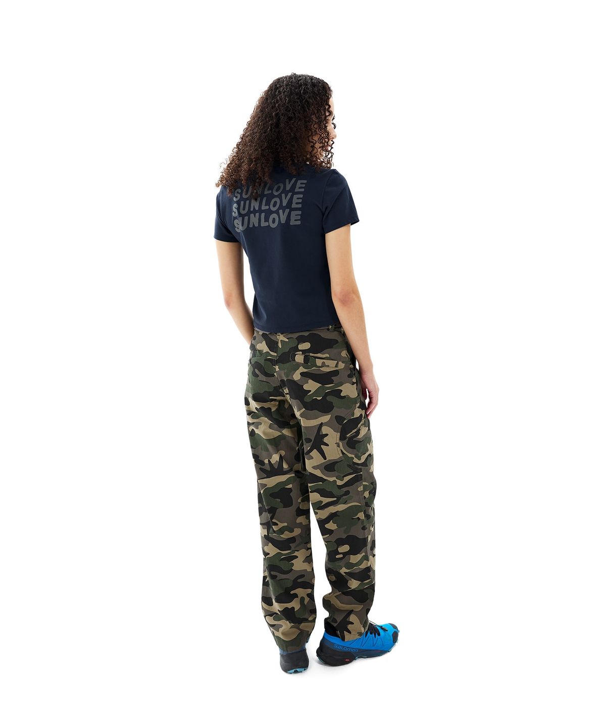 썬러브투어(SUNLOVETOUR) W Love Your Sunshine Tee Navy