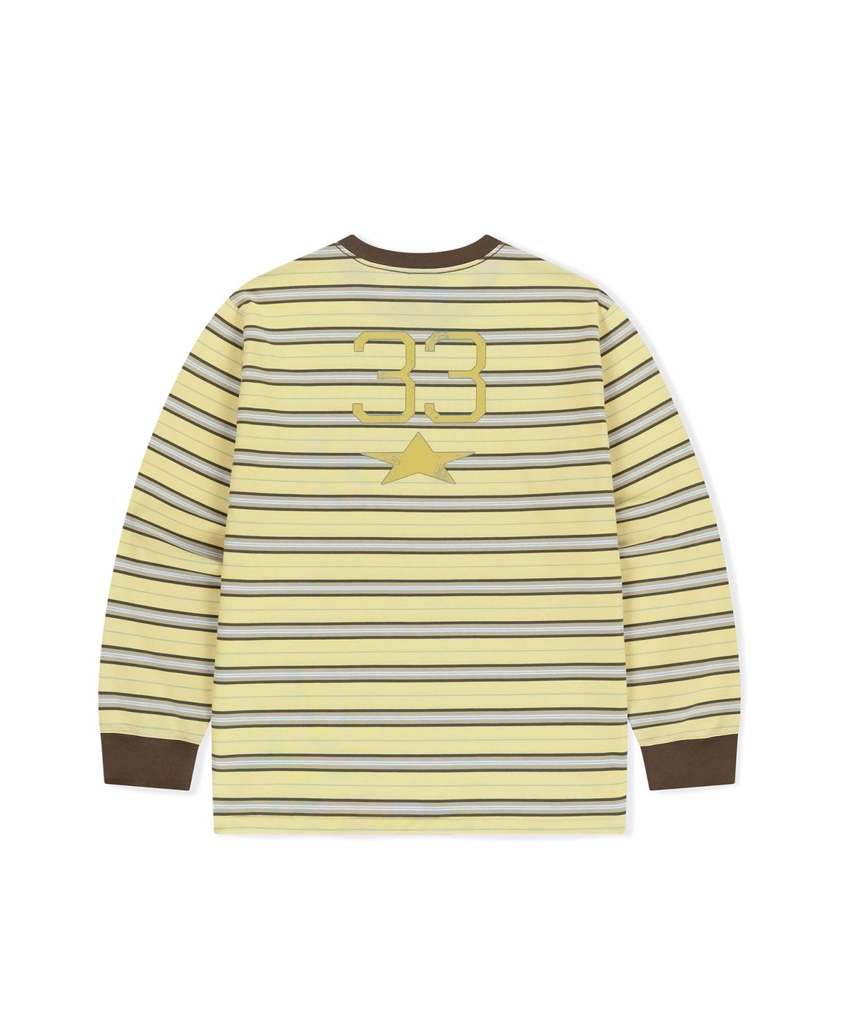 썬러브투어(SUNLOVETOUR) 33 Stripe LS Tee Yellow