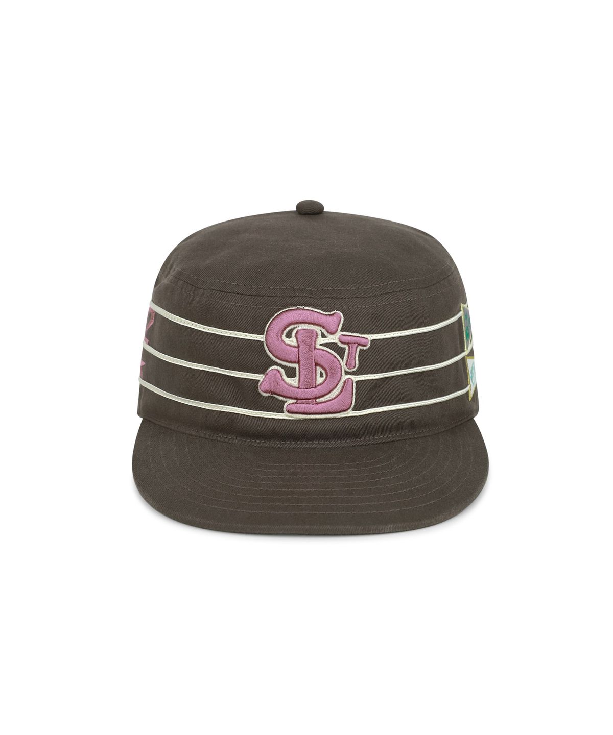 썬러브투어(SUNLOVETOUR) SLT Pillbox Cap Brown