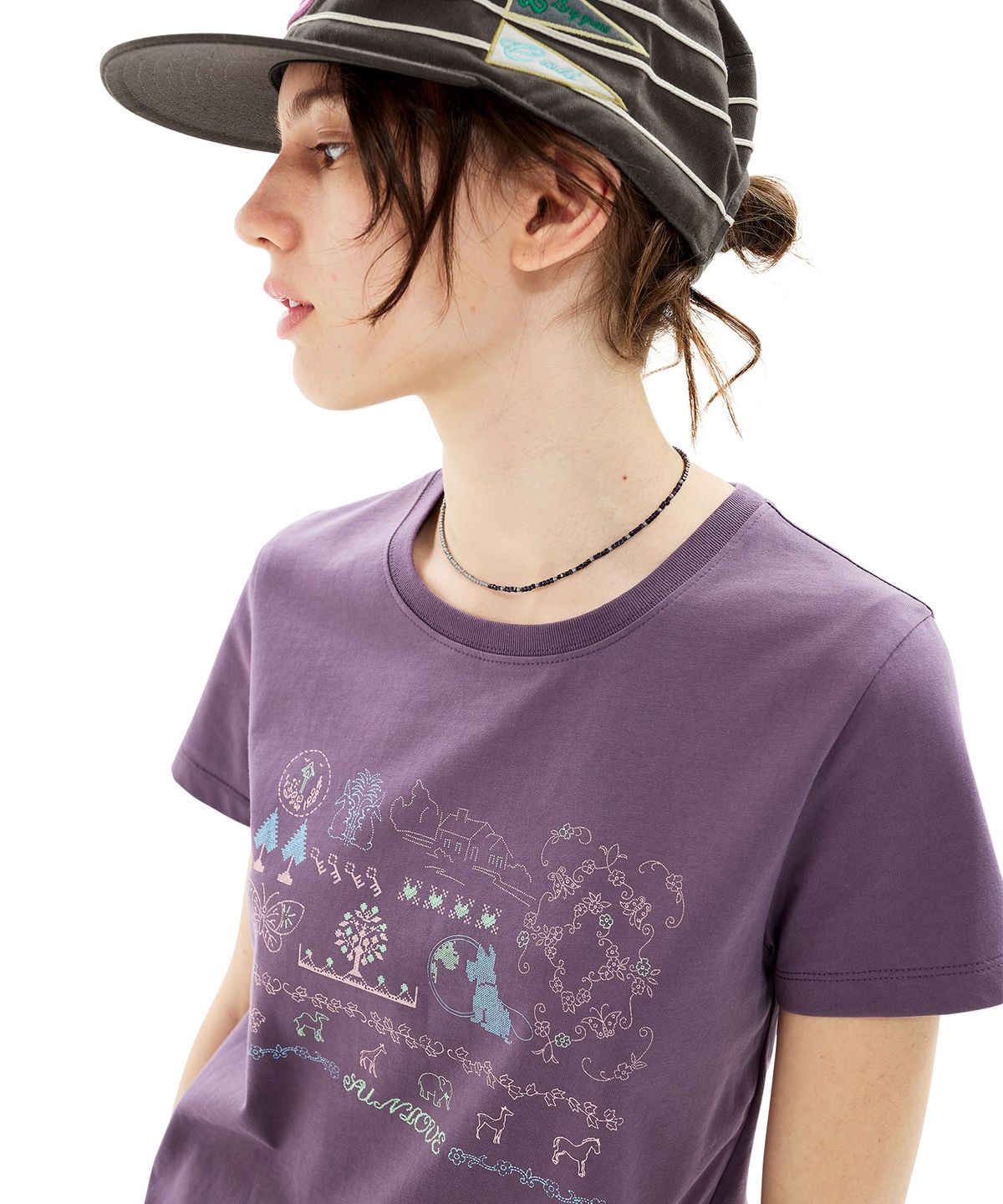 썬러브투어(SUNLOVETOUR) SLT Pillbox Cap Brown