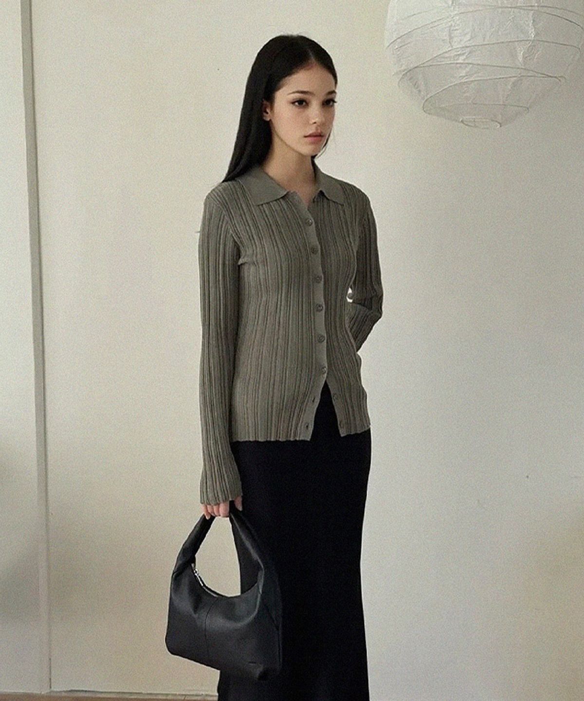 모베트(MOBETT) Beplein 소프트 레더 토트백 - 블랙