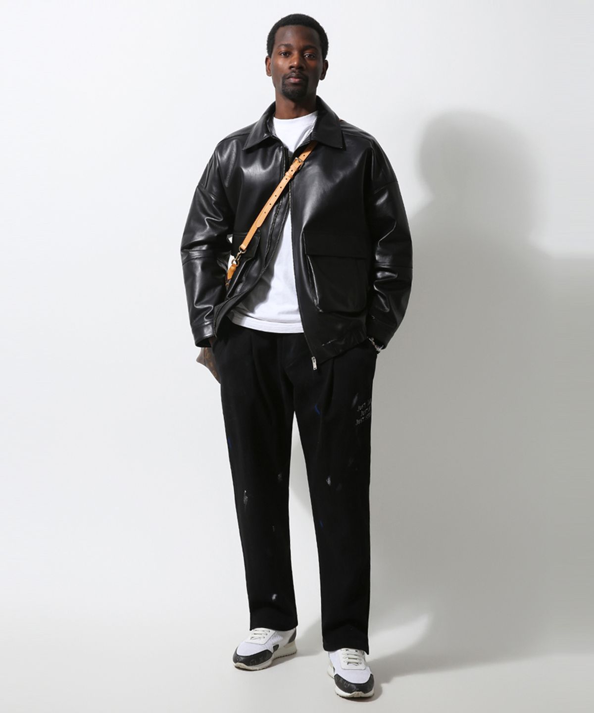 스트라이크(STRIKE) Artisan Splatter Atelier Pants (BLACK)