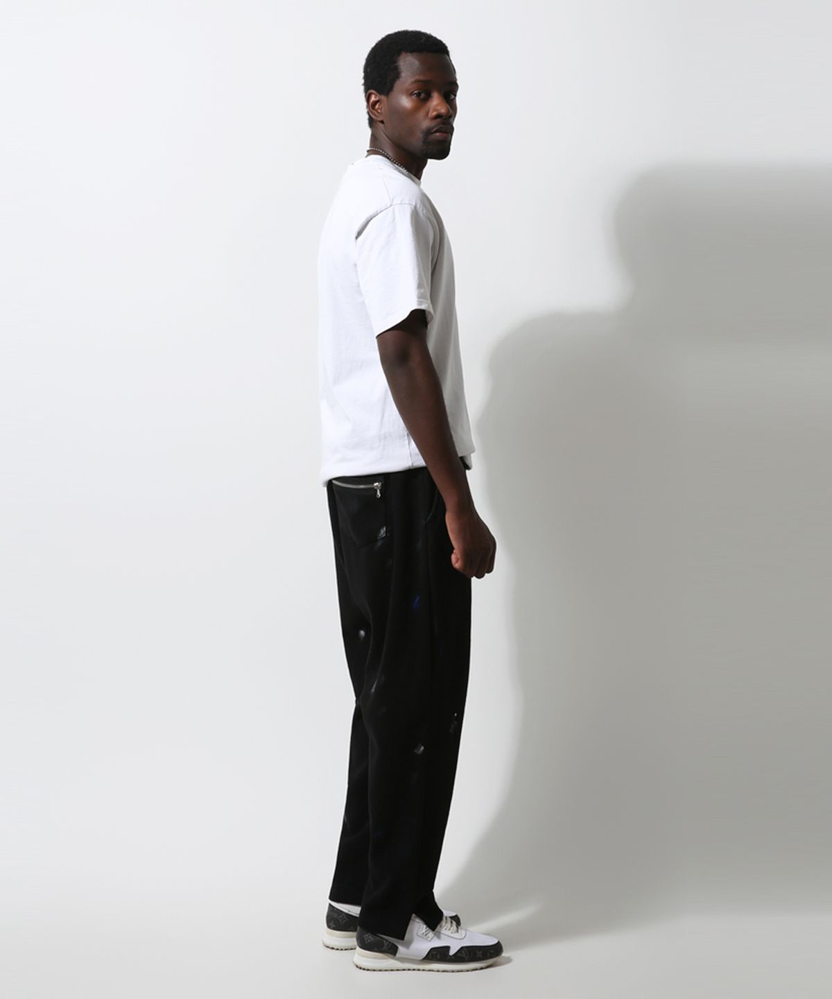 스트라이크(STRIKE) Artisan Splatter Atelier Pants (BLACK)