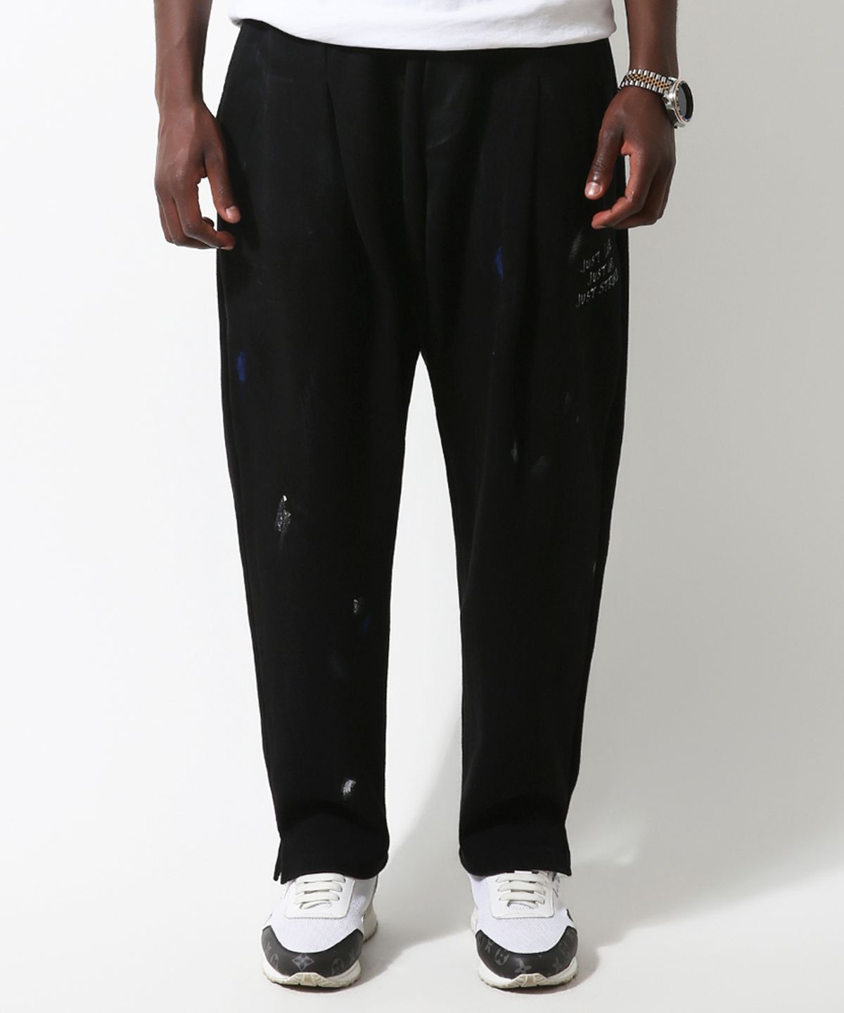 스트라이크(STRIKE) Artisan Splatter Atelier Pants (BLACK)