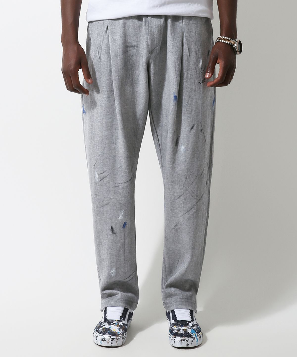 스트라이크(STRIKE) Artisan Splatter Atelier Pants (GREY)