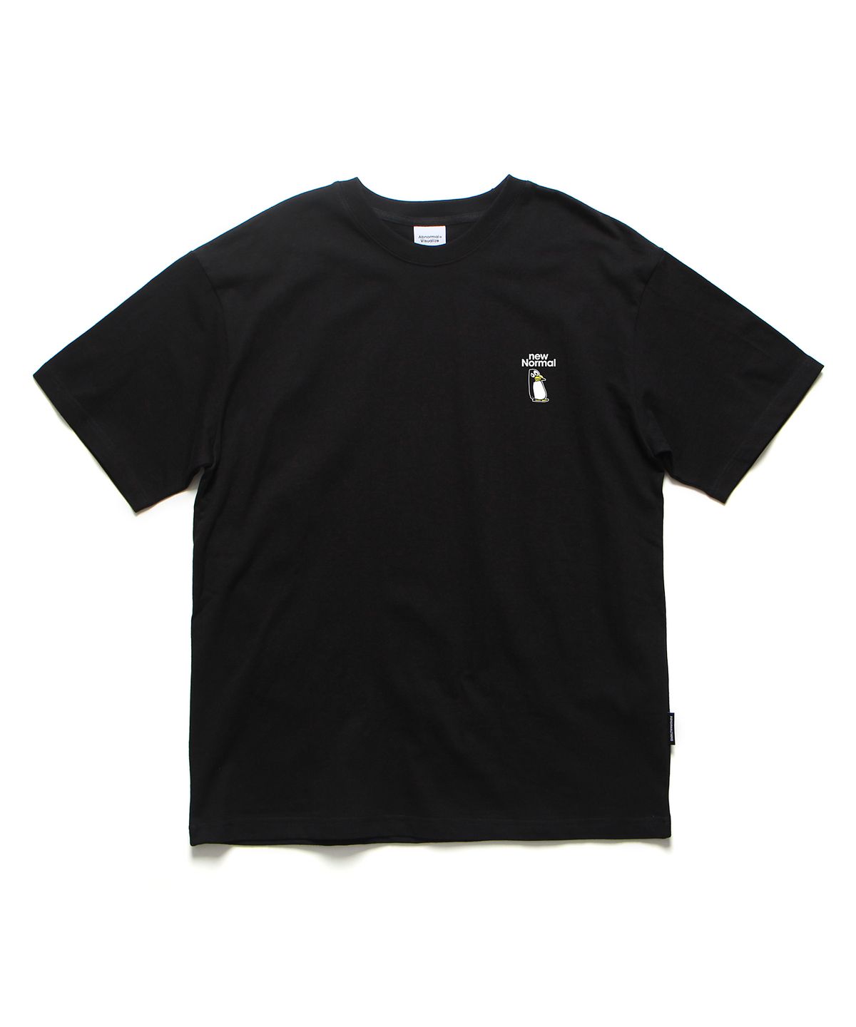 앱놀머씽(ABNORMALTHING) 뉴노멀 오버핏 티셔츠 화이트 (NEWNORMAL T-SHIRT WHITE)