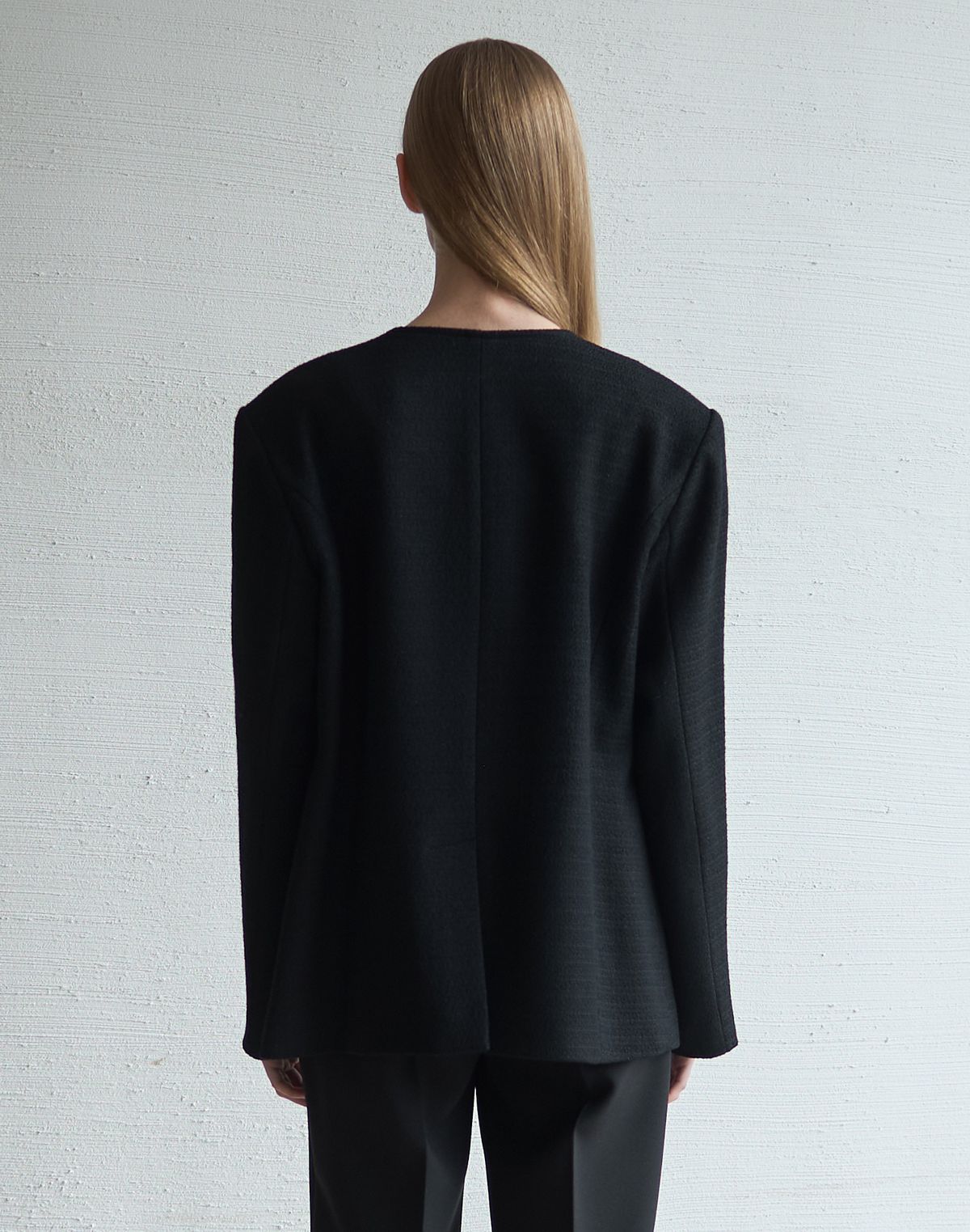 누토프(NUTOFFE) Mood Tweed Jacket_Black