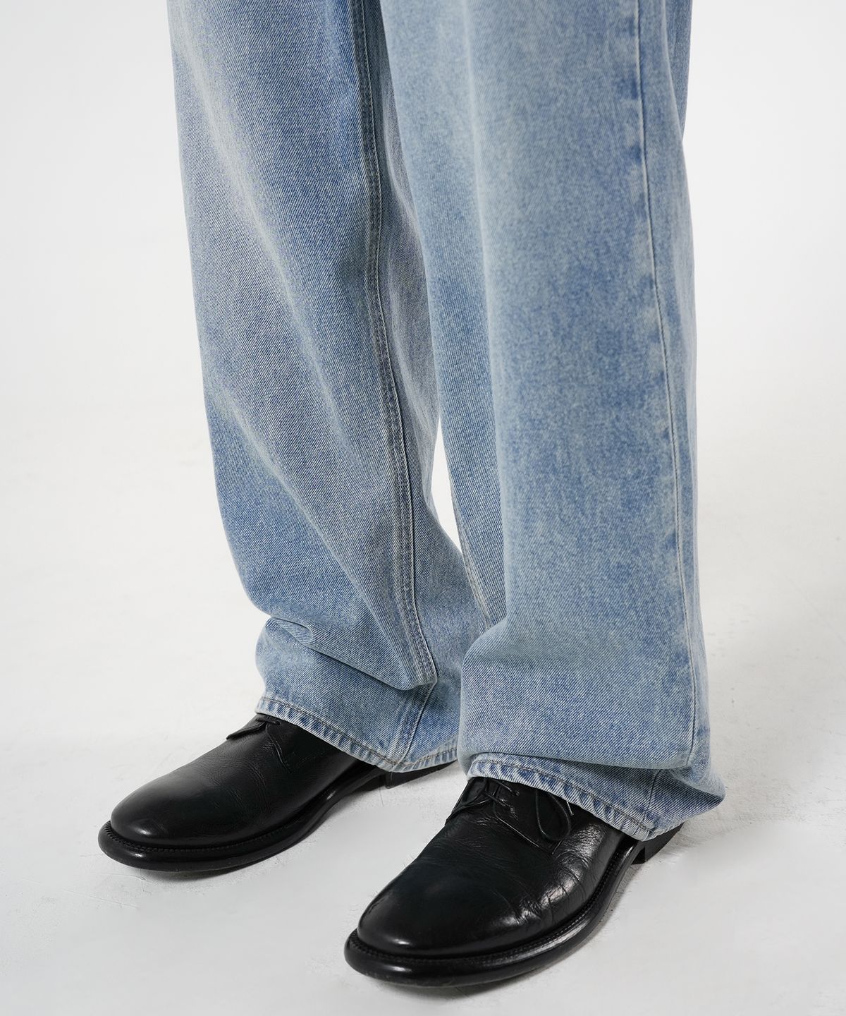 브랜디드(BRANDED) EXTRA WIDE DENIM PANTS [LIGHT BLUE]