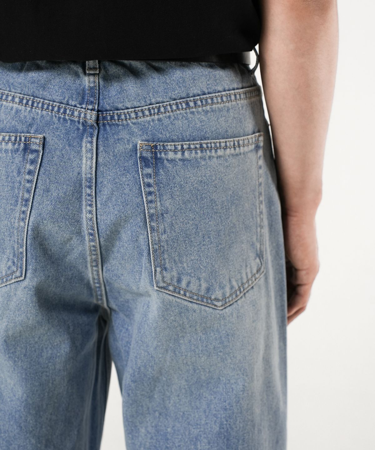 브랜디드(BRANDED) EXTRA WIDE DENIM PANTS [LIGHT BLUE]
