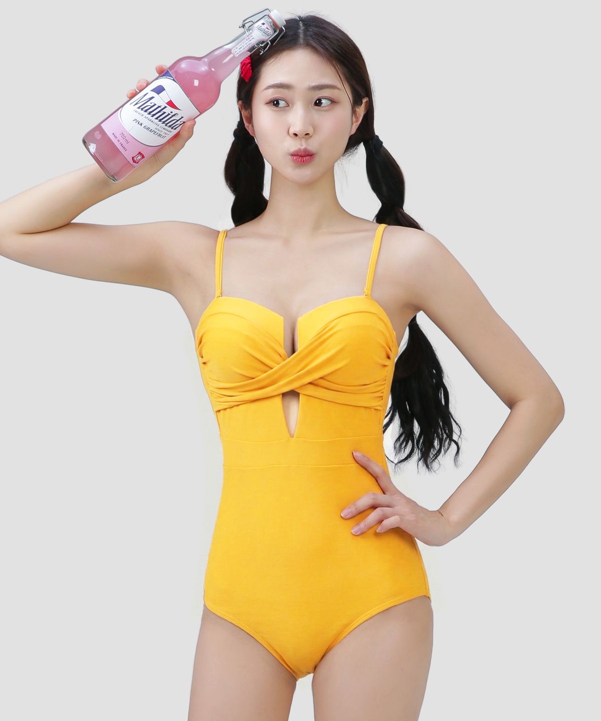 클레이스(CLACE) UPF 50+ 자외선차단 버터플라이 모노키니_핑크