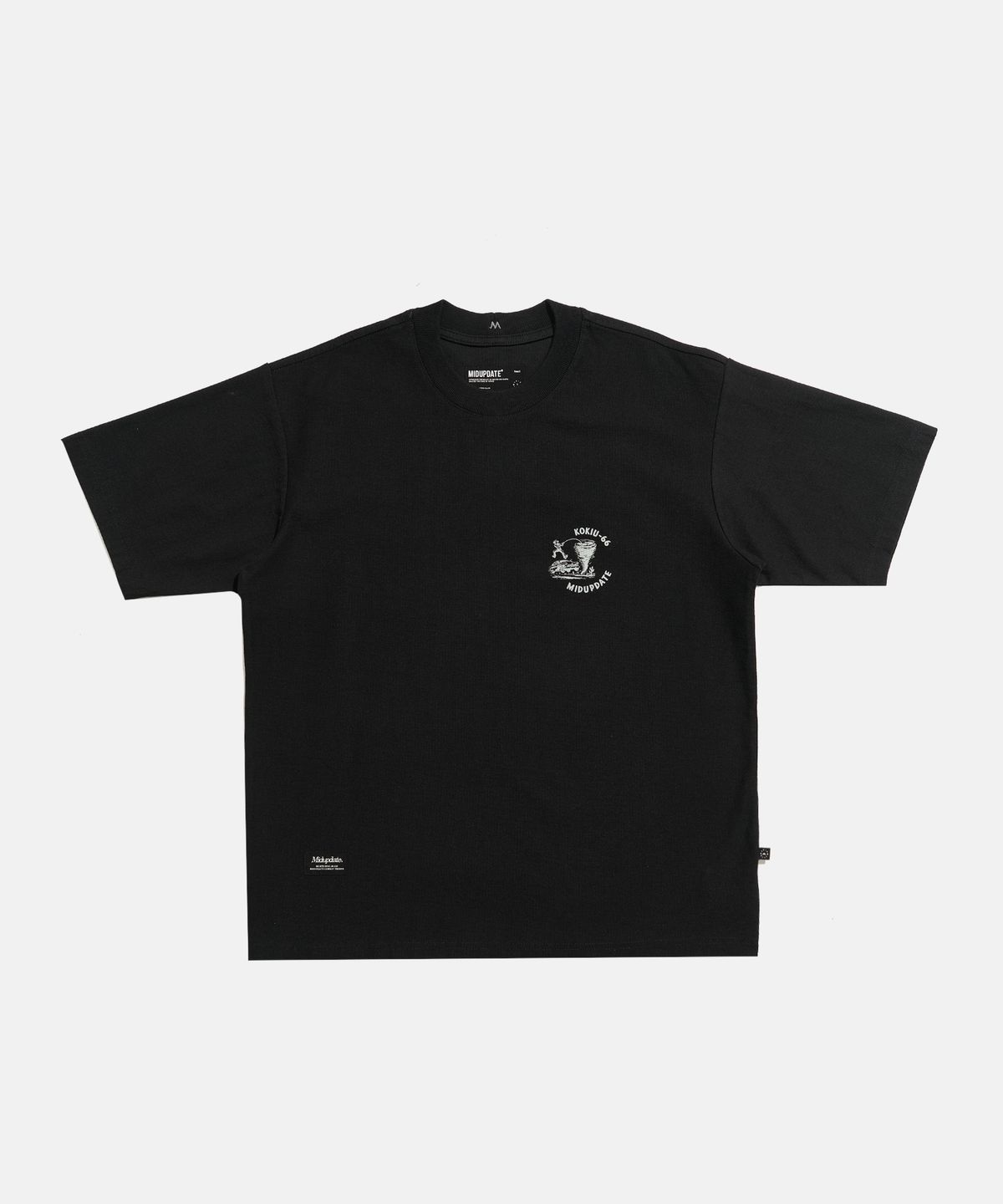 미드업데이트(MIDUPDATE) Mud gambling T shirts Black