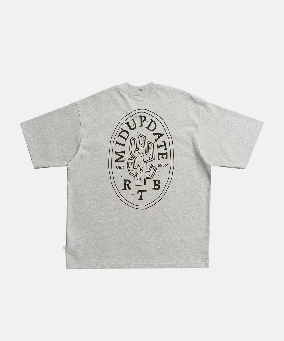 미드업데이트(MIDUPDATE) Mud cactus T shirts White