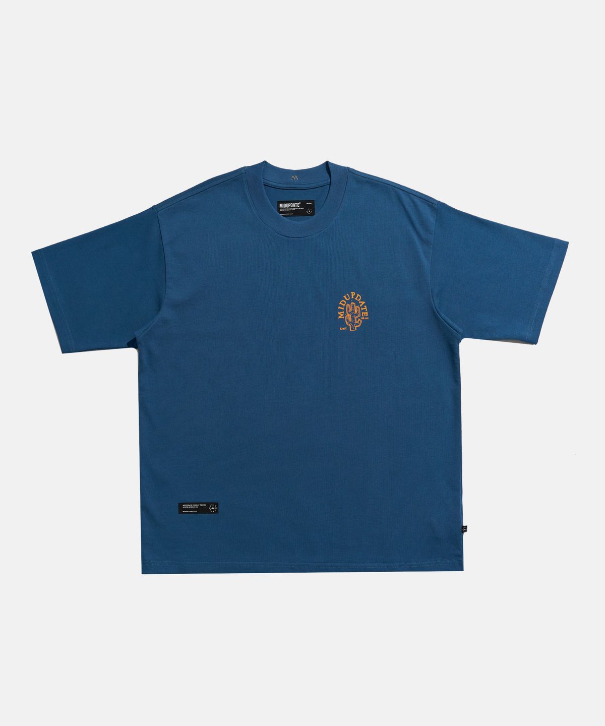 미드업데이트(MIDUPDATE) Mud cactus T shirts Blue